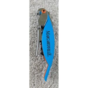 Margaritaville Parrot Corkscrew Bottle Opener Blue Orange Tropical Bar Tool